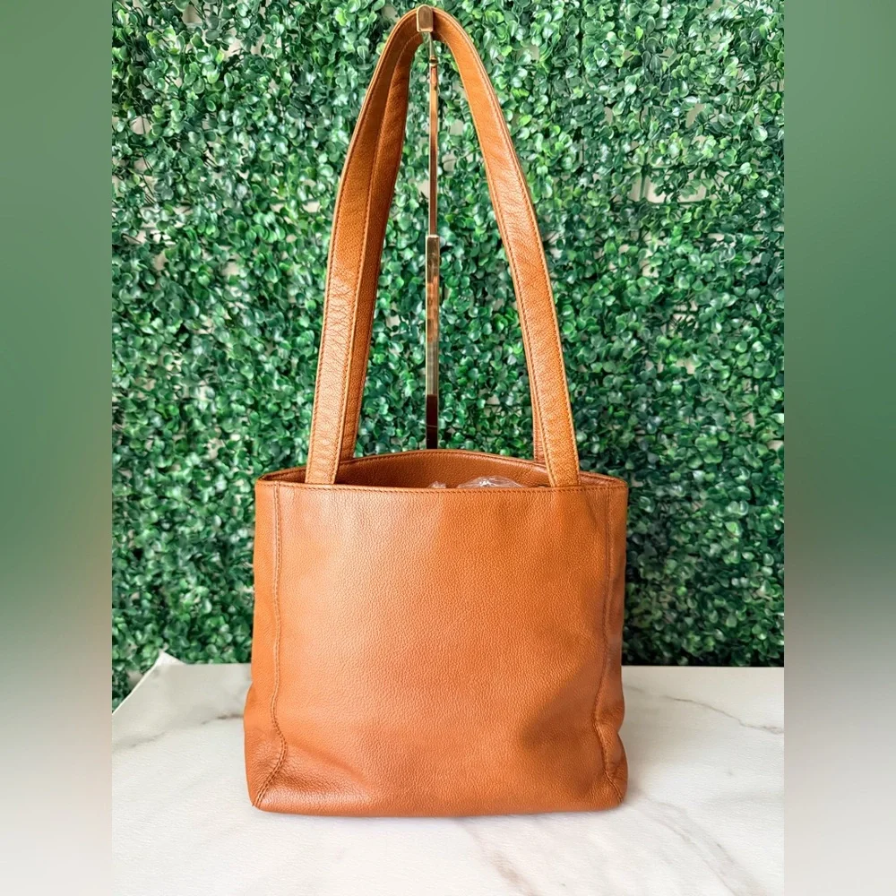 Chanel Caviar Brown Leather Small Tote Shoulder Bag with COA and Black Card